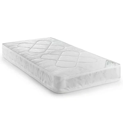 Image of Julian Bowen Premier Mattress, Small Single, 76cm, Damask Fabric, White