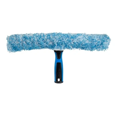 Image of Unger Professional 14&quot; Window Scrubber Washer for Glass and Cleaning, Commercial &amp; Residential Use, Reusable Microfiber Sleevee