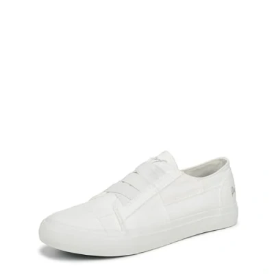 Image of Blowfish Malibu Women&#039;s Contemporary Fashion Sneaker, White Color Washed Canvas, 5 UK
