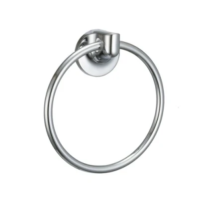 Image of Sabichi Milano Towel Ring, Glass, Silver