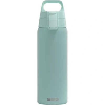 Image of SIGG Stainless Steel Water Bottle Shield ONE Glacier Suitable For Carbonated Beverages Leakproof Lightweight BPA Free 0.75 L