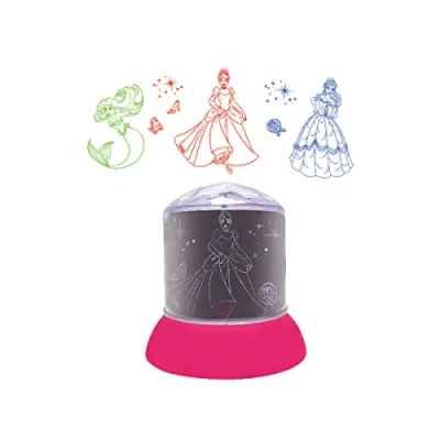 Image of Lexibook NLJ030DP Disney Princess Nightlight, Luminous projections on The Ceiling, Icons, Kids Bedroom lamp, Colour Decorative Light
