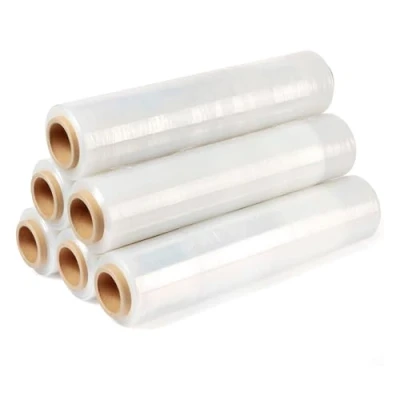 Image of TPZ Multi Use Strong Pallet Wrap Cling Film Tear Resistant Water &amp; Moisture Proof Stretch Shrink High Quality Easy to 400mm x 250m (Clear, 6 Rolls)