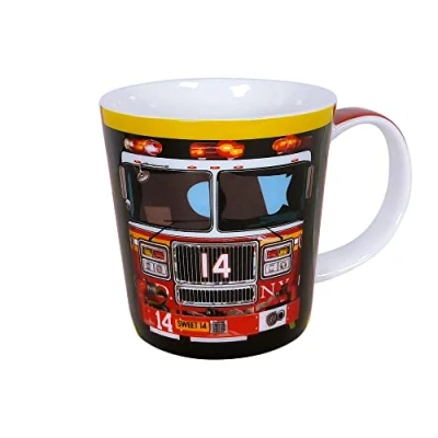 Image of New York Fire Department Mug by Leslie Gerry Engine Cup FDNY