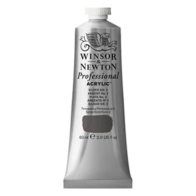 Image of Winsor &amp; Newton 2320624 60 ml Professional Acrylic Colour Silver No.2