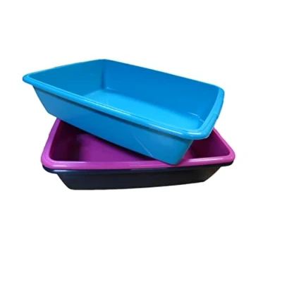 Image of Medium Sized Cat Litter Tray Plastic Pet Toilet Kitten Rabbit Training Box 40cm
