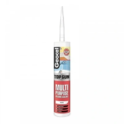 Image of Geocel Top Gun Multi Purpose Silicone Sealant White C3