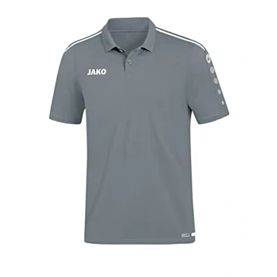 Image of JAKO Men&#039;s Striker 2.0 Polo, steingrau/Weiß, 4XL