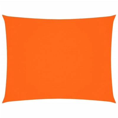 Image of vidaXL Sunshade Sail Oxford Fabric Rectangular 6x7 m Orange