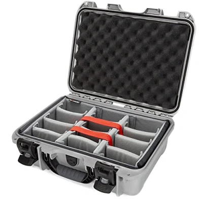 Image of Nanuk 920 Waterproof Hard Case with Padded Dividers Silver