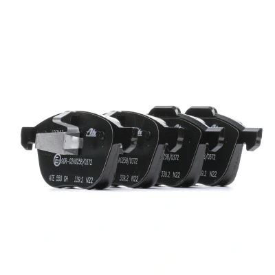 Image of LD7193 Brake pad set ATE Ceramic 13.0470 7193.2 not prepared for wear indicator, excl. warning contact FORD: FOCUS 3 Turnier, 3, C Max 2