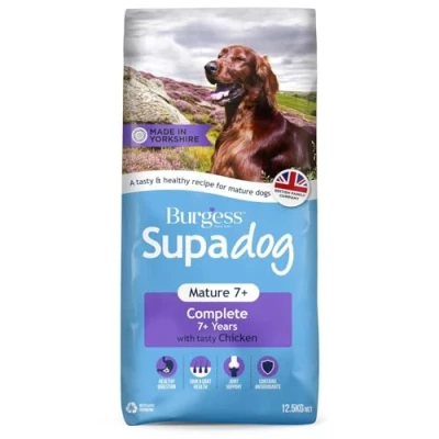 Image of Burgess Supadog Mature dry dog food 12.5 kg