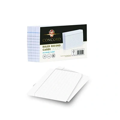 Image of Kids Toys Revision / Flash Index Ruled Record Cards (White 5x3 (127x77mm), 1000)