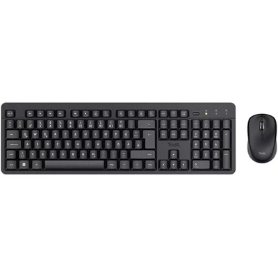 Image of Trust TKM 360 keyboard Mouse included RF Wireless