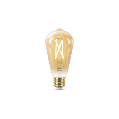 Image of RGB/Tuneable White E27 Antique Filament Lamp 7W=50W ST64 Kosnic WiZ Pro