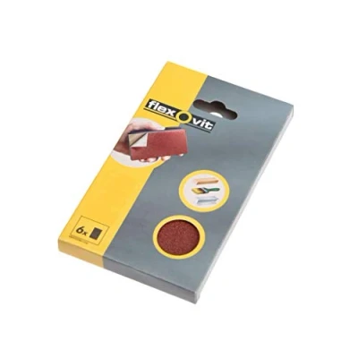 Image of Hook &amp; Loop Sanding Block Refill Kit Fine 120g (6)