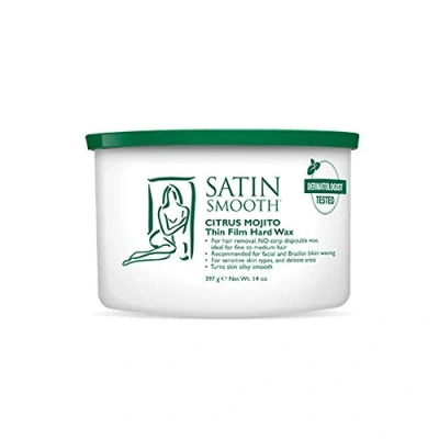 Image of Satin Smooth Citrus Mojito Thin Film Hard Wax For Women 14 oz