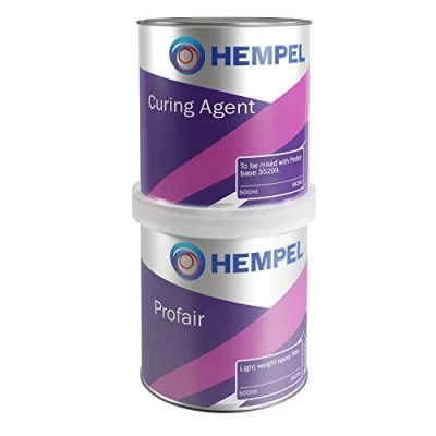 Image of Hempel Marine Grade Epoxy Filler (Profair) 1 Litre Boat