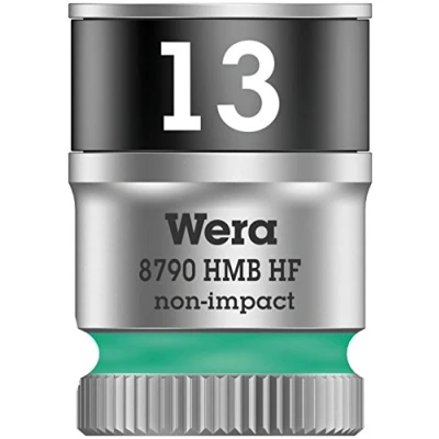Image of Wera 8790 HMB HF Zyklop holding function socket, 3/8&quot; drive, 13x29mm, 05003747001