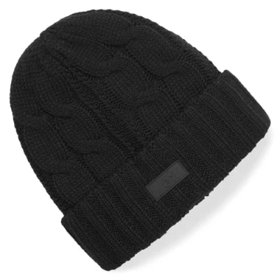 Image of Gill Cable Knit Beanie Thermal Protection with Floating Technology Black