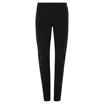 Image of Regatta Pentre Stretch Isoflex Durable Water Repellent Part Elasticated Waist 2 Zipped Pockets Trousers Black, 8