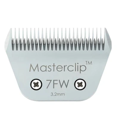 Image of Masterclip 7FW 3.2mm Horse clipper blade Available in coarse, medium, fine, superfine (A5 wide body blade)