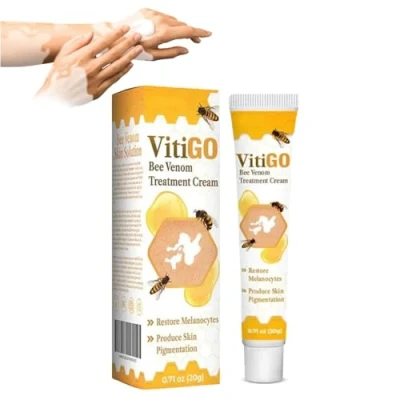 Image of Fivfivgo Beevenom Vitiligo Treatment Cream, Bee Venom for Vitiligo, Cream All Skin Types, (1pcs)