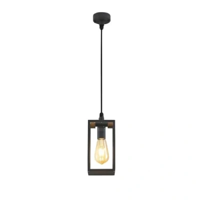 Image of Ceiling Light Outdoor &#039;Filimon&#039; dimmable (Modern) in Black Made of Aluminium (1 Source, E27) from Lindby Pendant Lighting,