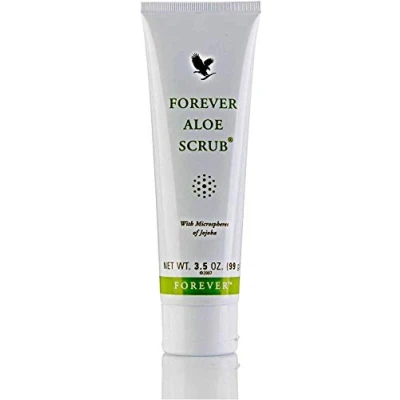 Image of Forever Living Aloe Scrub uses microspheres of jojoba for a gentle cleansing experience.