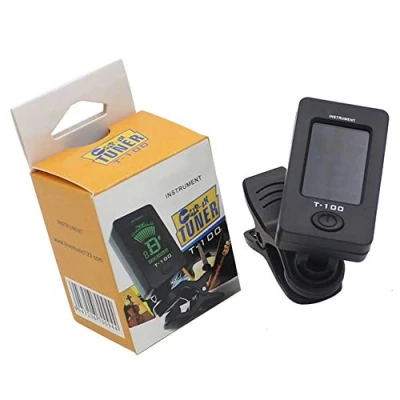 Image of Universal Tuners, Electronic Clip on LCD Screen Tuner for Chromatic Guitar Bass Violin Ukulele String Instrument