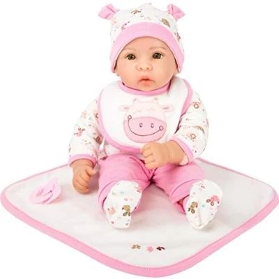 Image of Small Foot doll Hanna incl. pull out clothes, pacifier and soft blanket, for children aged 2 years over, 11237