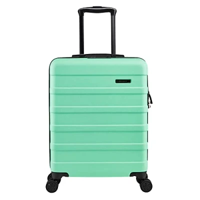 Image of Cabin Max Anode Suitcase 55x40x20 cm Built in Lock, Lightweight, Hard Shell, 4 Wheels, Suitable for Ryanair, Easyjet, Jet 2 Paid Carry on (Mint Green, 55 x 40 20 cm)