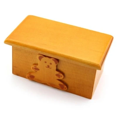 Image of MyTinyWorld Dolls House Miniature Childrens Wooden Toy Box