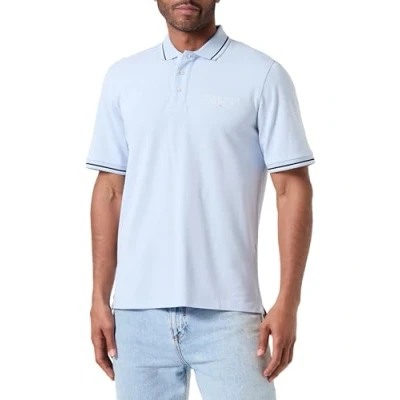 Image of JACK &amp; JONES Men&#039;s Jprbluarchie SS Polo Sg Shirt, Skyway, XL