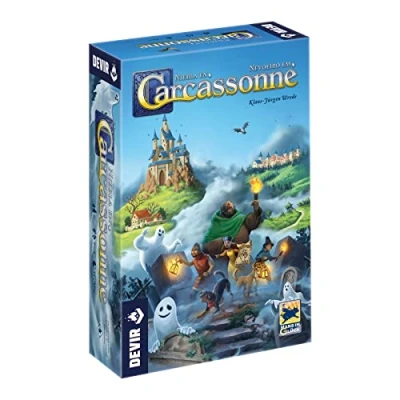 Image of Devir Carcassone: Fog Expansion in Carcassonne, Board Game, Strategy Game 8 years (BGCARNIEPS)