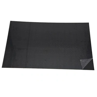 Image of Dopro Uncut 11&quot;x17&quot; DIY Blank Guitar Bass Pickguard Material Sheet Scratch Plate 29x43cm Matte Black 1 Ply (Cut Your Own Pickguard)