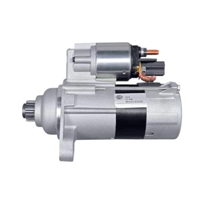 Image of 02Z911023M, 02Z911023MX, 02Z911023N, 02Z911023NX, 02Z911023P Starter motor HELLA 8EA 011 612 221 12V 1,7kW 12 76mm VOLKSWAGEN: Transporter 5, Caddy 3