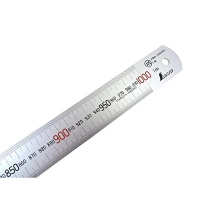 Image of Shinwa 1000 mm Rigid &quot;Zero Glare&quot; Metric Machinist Rule/Rule Scale .5mm &amp;