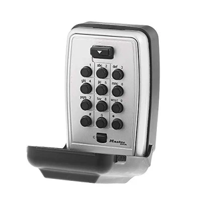 Image of Master Lock 5423EC Wall Mount Box, Black, 3 1/8&quot; W