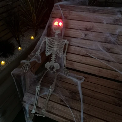 Image of Samuel ALEXANDER 3ft Full Skeleton Halloween Decoration with LED Eyes