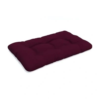 Image of POKAR Euro Pallet Quilted Pillow 1x Seat Cushion 120 x 80cm, Garden Pillows, Sofa Bench Furniture, Patio, Without Pallets, Violet