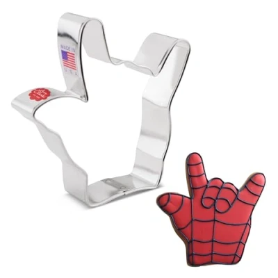 Image of Ann Clark Cookie Cutters Hand Love Sign Cutter, 9.5 cm