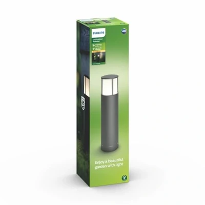 Image of Signify Philips myGarden Stock LED Outdoor Pedestal Light, 1 x 6 W Integrated Black
