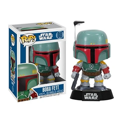 Image of Funko POP! Star Wars : Boba Fett Collectable Vinyl Figure Gift Idea Official Merchandise Toys for Kids &amp; Adults Movies Fans Model Collectors and Display