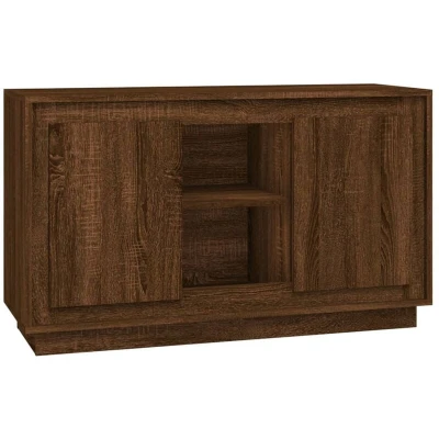 Image of vidaXL Sideboard Brown Oak 102x35x60 cm Engineered Wood