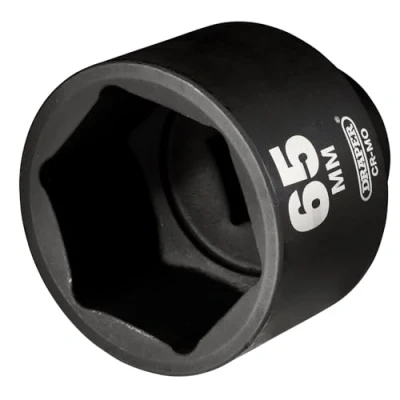 Image of Draper Expert HI TORQ� 6 Point Impact Socket, 1&quot; Sq. Dr., 65mm