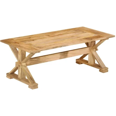 Image of vidaXL Coffee Table 110x52x40 cm Solid Wood Mango
