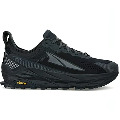 Image of ALTRA Men&#039;s Olympus 5 AL0A7R6P Trail Running, Black/Black, 7
