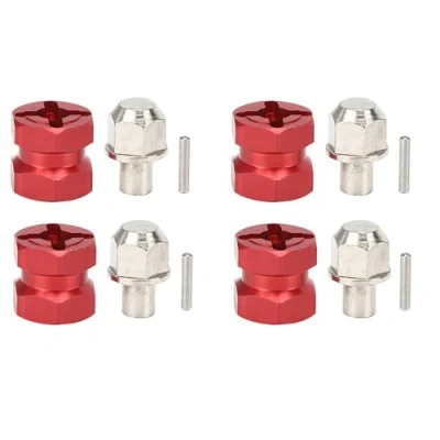 Image of 4Pcs RC Car Wheel Hub Adaptor, Hex Metal Adaptor for Traxxas Hsp Redcat Remote Control Crawler Upgrade Part(12mm)