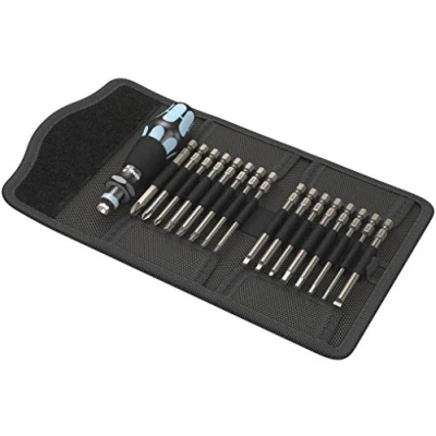 Image of Wera Kraftform Kompakt 60 Imperial Stainless Bit Holding screwdriver &amp; set, PH/TXBO/HEX PLUS/SQUARE PLUS, 17pc, 05071117001